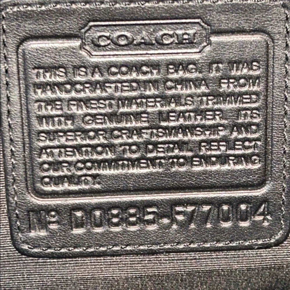 Coach Signature Hudson Laptop Black Men's Messenger Bag